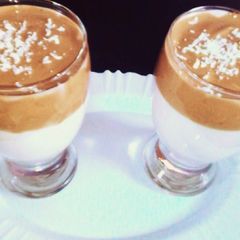 A picture of Dalgona coffe.