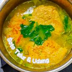 Soto Telur & Udang (MPASI)-レシピのメイン写真