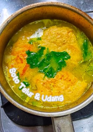 Foto resep Soto Telur & Udang (MPASI)
