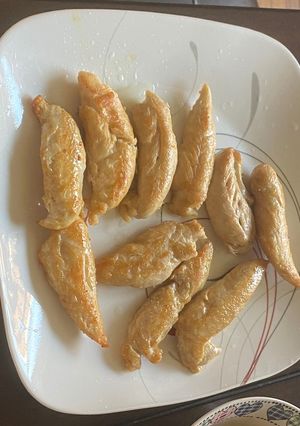 Hình của món Ức gà sốt bơ.