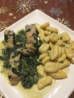 Gnocchi harcsával és spenóttal 💚🐟🍃 recept fotója
