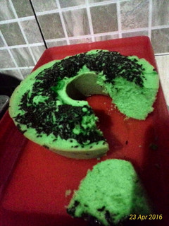 Foto resep Bolu pandan simple