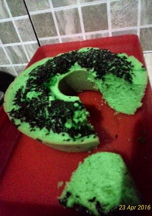 Foto resep Bolu pandan simple