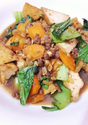 Foto resep Tumis tahu daging kecap