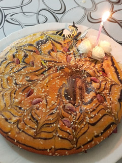 عکسی از دستور کیک تولد ساده خودم🥳🥳