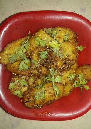 A picture of Crispy arbi.