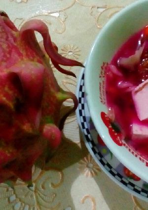 Foto resep Sup Tahu Buah Naga