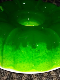 Foto resep Puding lumut pasta pandan