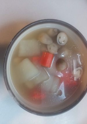 Foto resep Sup jamur merang