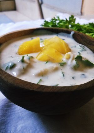 A picture of Pineapple Raita #authormarathon.