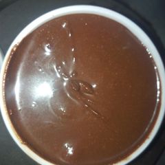 A picture of Homemade nutella.