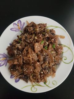 Foto resep Beef Bulgogi Mushroom