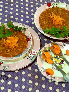 عکسی از دستور سوپ عدس و سبزیجات🥘