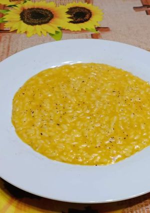 A picture of Pumpkin Risotto.
