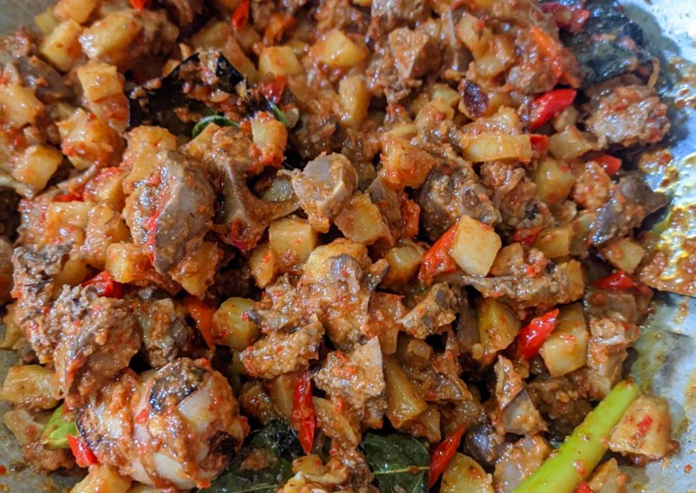Sambel Goreng Kentang Ati