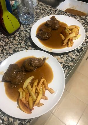 Una foto de Carrilleras al vino tinto