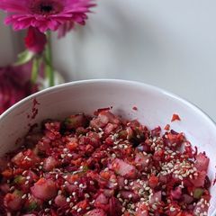 A picture of Beetroot Salad with Sesame.