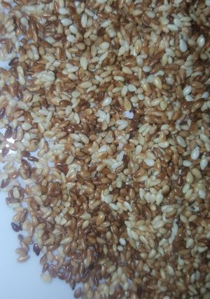 عکسی از دستور کنجد خوشمزه من😍☺😋