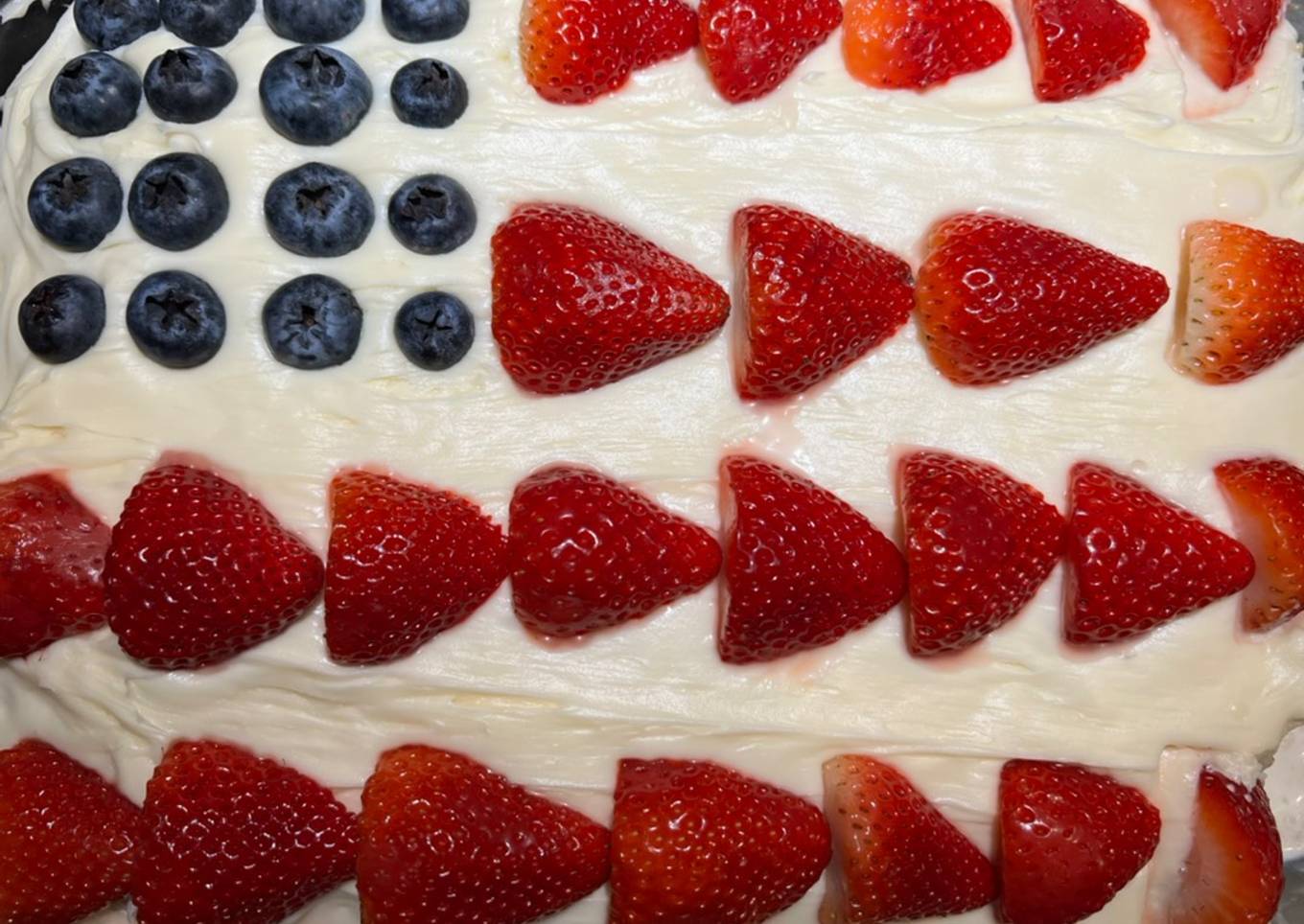 Patriotic Spiced Rum Cake