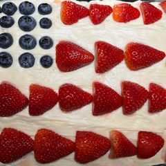 A picture of Patriotic Spiced Rum Cake.