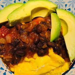 A picture of Quick Black Bean Breakfast Bowl.