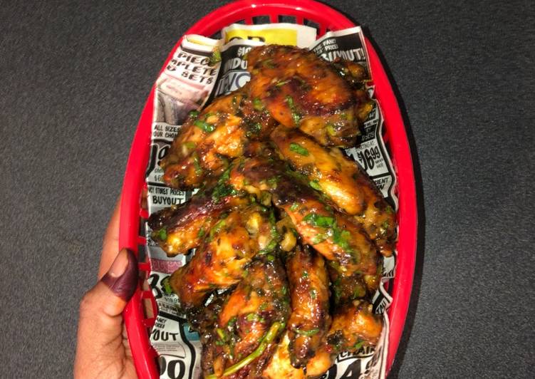 Recipe of Quick Garlic and herb wings