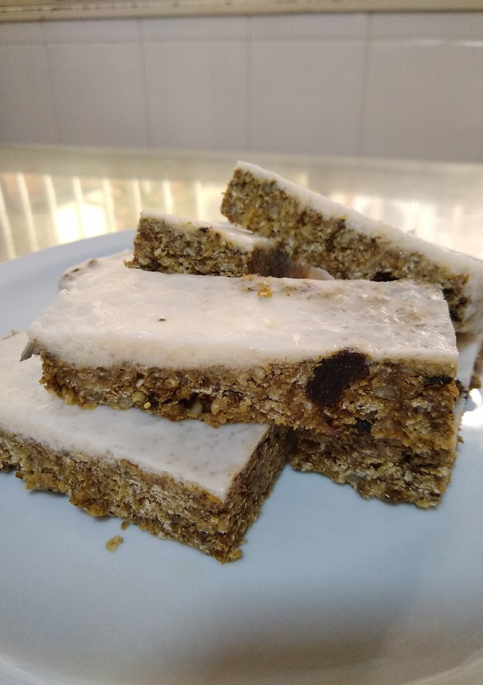 Una foto de Barritas de avena y yogurt