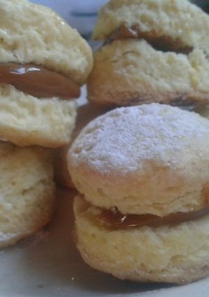 Una foto de Scones con aceite