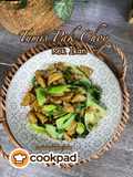 Tumis Pak Choy Kek Ikan