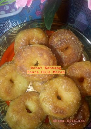 Foto resep Donat Kentang besta Gula Merah tahan 3 hari tetap lembut