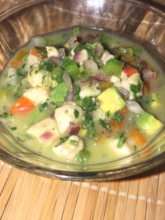 Una foto de Ceviche de salmón 🐟