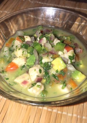 Una foto de Ceviche de salmón 🐟