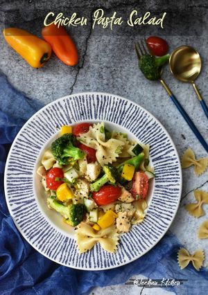 Foto resep Chicken Pasta Salad
