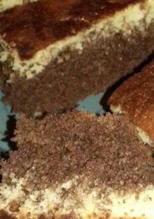 Una foto de Torta mármolada esponjosa