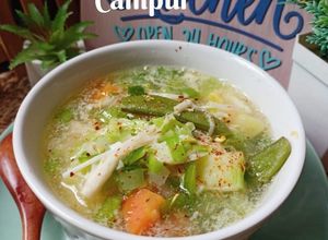 Gambar Sup Leek & Sayur Campur Mk89 Style