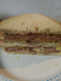 A picture of Canadian Bacon Sandwich.