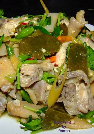 รูปของ ไก่บ้านต้มยำแห้ง