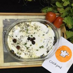 A picture of Dahi walay baingan(eggplant with yogurt).
