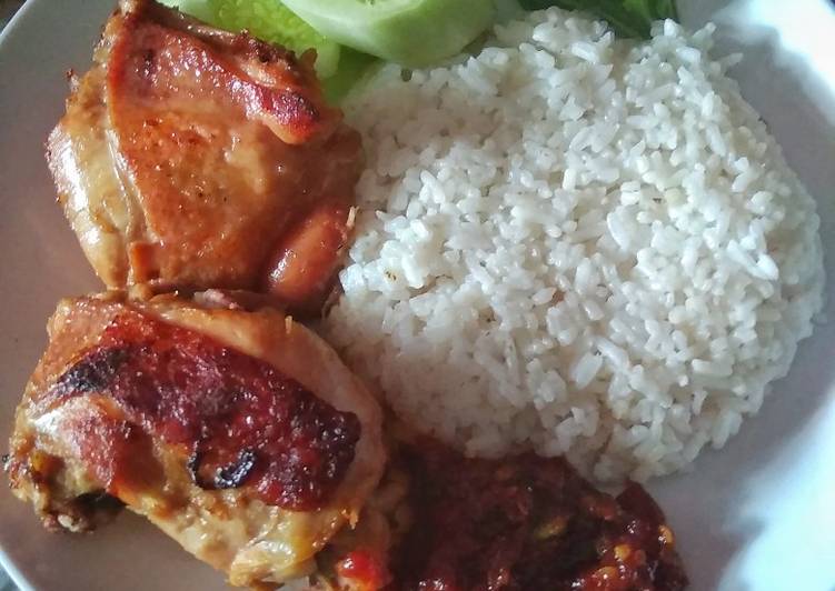 Ayam panggang bumbu opor,simpel ?