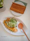 Banana Split with Matcha Ice Cream (Es Krim 3 Bahan)