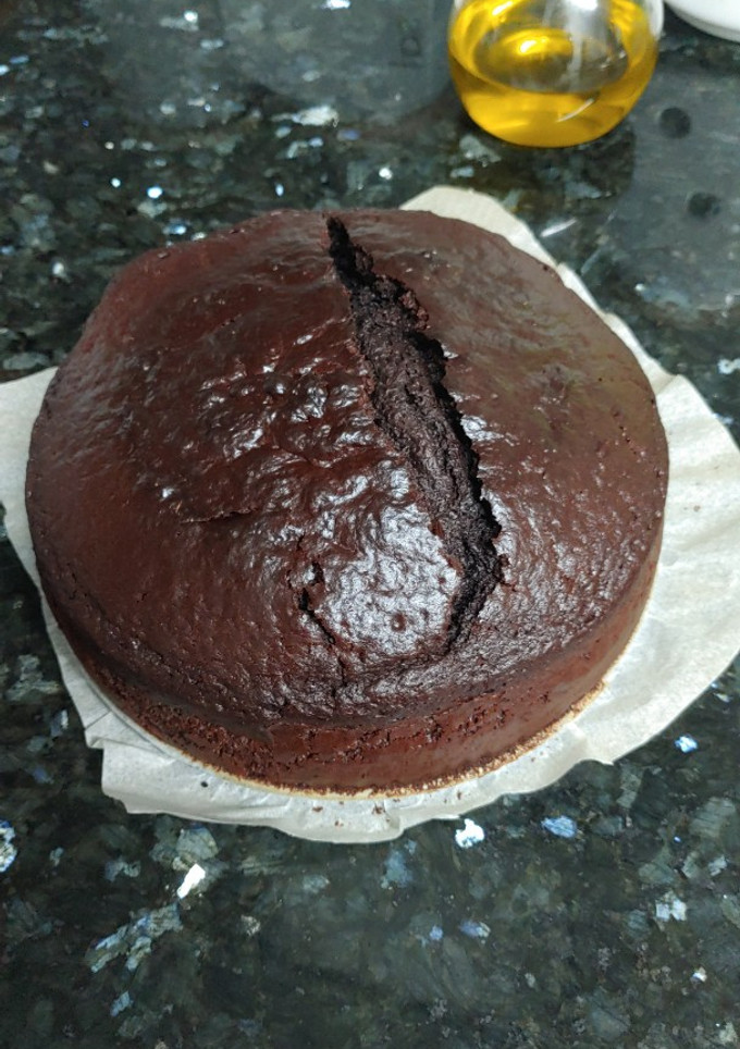 Una foto de Bizcocho de chocolate esponjoso