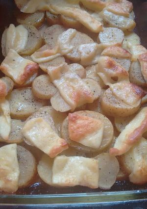Una foto de Papas al horno botana