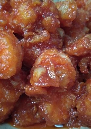Foto resep Udang asam manis mudah