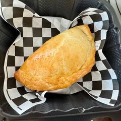 A picture of Lechon Kawali Sisig Empanada.