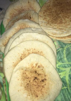 صورة لوصفة خبز سهل وسريع من مطبخي😋🍞