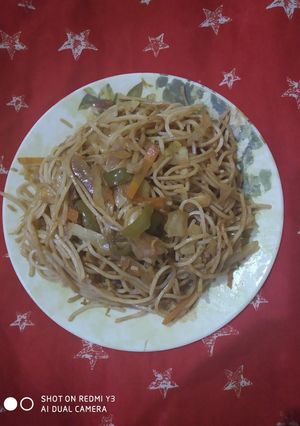A picture of Veg noodles.