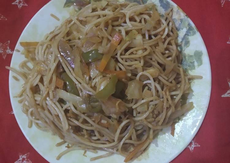 Recipe of Perfect Veg noodles