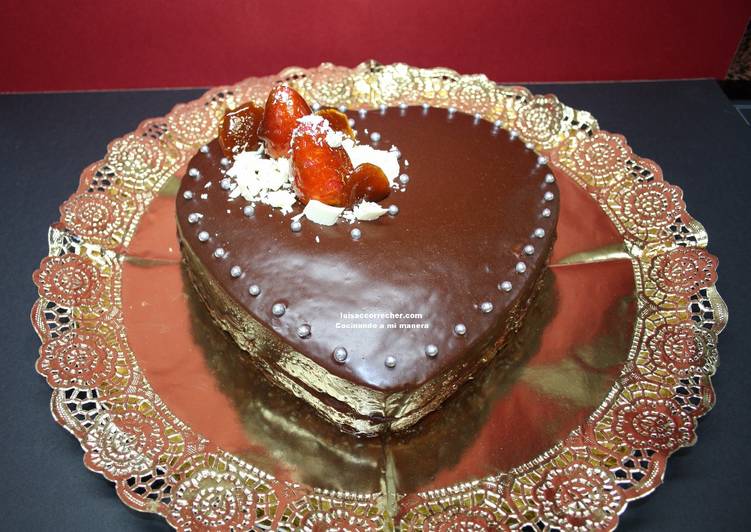 Bizcocho corazón San Valentín