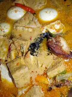 Foto resep Mangut Ikan Panggang dengan telur dan tahu