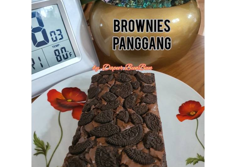 Resep Brownies Panggang, Enak